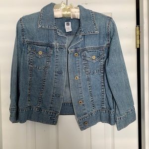 GAP cropped jean jacket